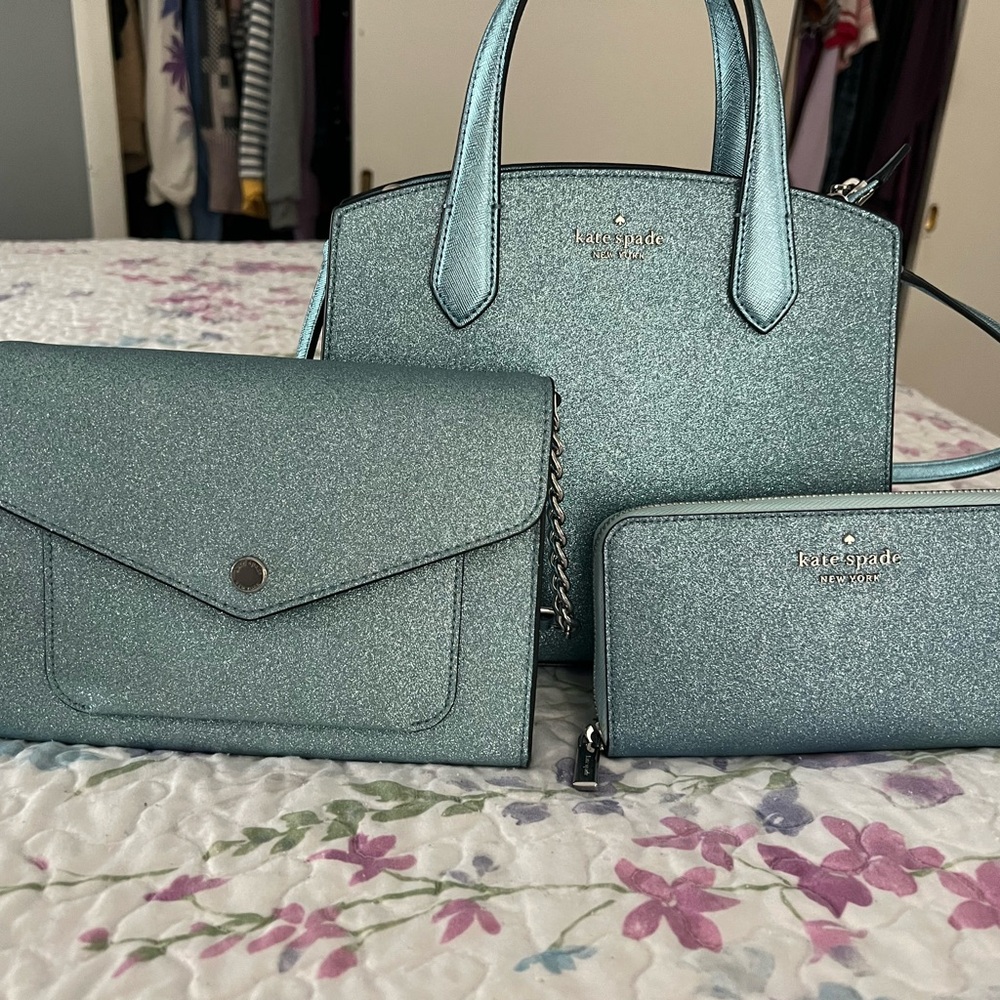 Kate Spade Blue Satchel Collection